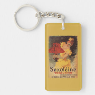 Saxoleine Lamp Oil Red Lampshade Keychain