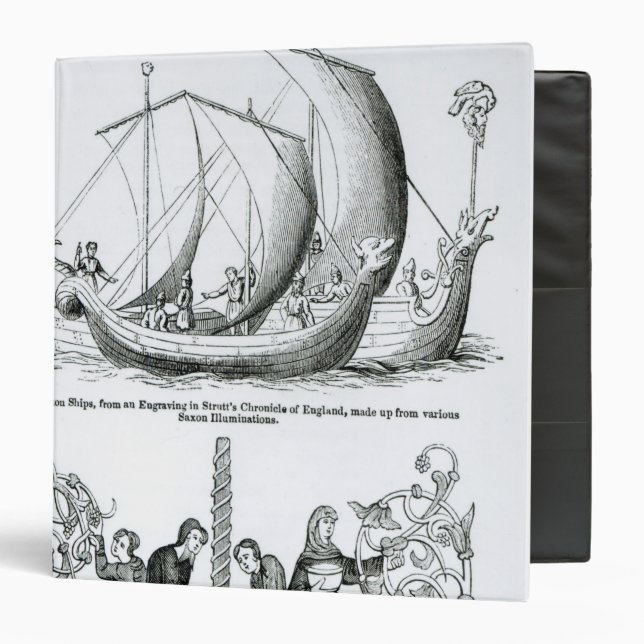 Saxon Ship Binder (Front/Inside)