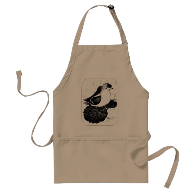 Saxon Swallow Pigeon 1978 Standard Apron (Front)