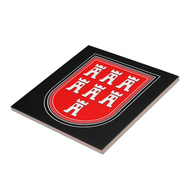 Saxonia Sign Tile (Side)