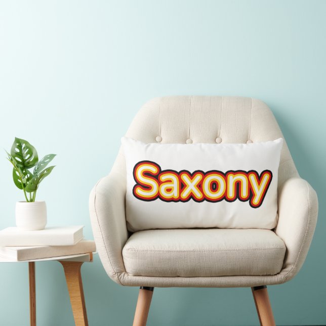 Saxony Deutschland Germany Lumbar Pillow (Chair)
