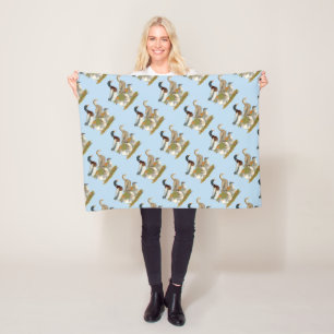 Saxony Duck Family Fleece Blanket