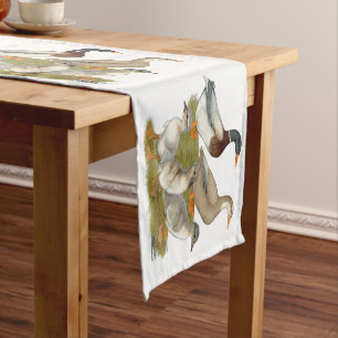 Saxony Duck Family Short Table Runner