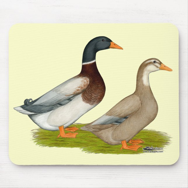 Saxony Ducks Mouse Pad (Front)