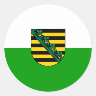 Saxony , Germany Classic Round Sticker