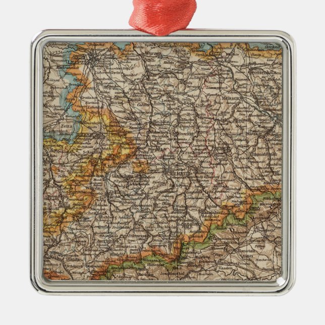 Saxony Metal Ornament (Front)