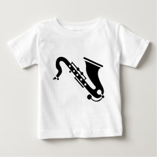 Saxophone - Black Baby T-Shirt