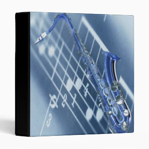 Saxophone bleu très Classeur