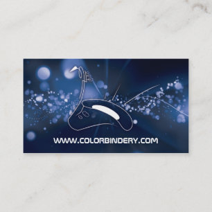 Saxophone Burst Business Card