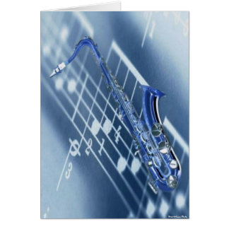 Saxophone Card