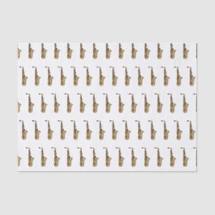 Saxophone cartoon illustration tissue paper