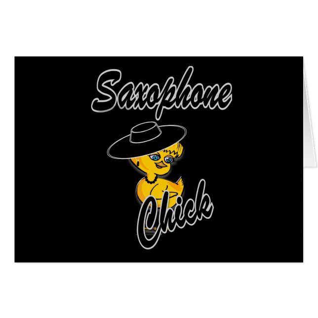 Saxophone Chick #4 (Front Horizontal)