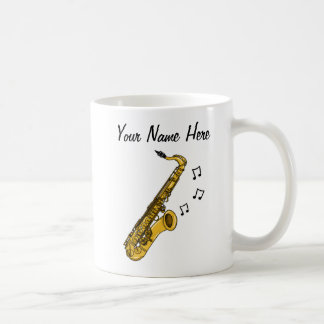 Saxophone Custom Mug Saxophonist Musician Gift