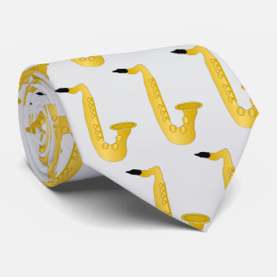 Saxophone Design Tie