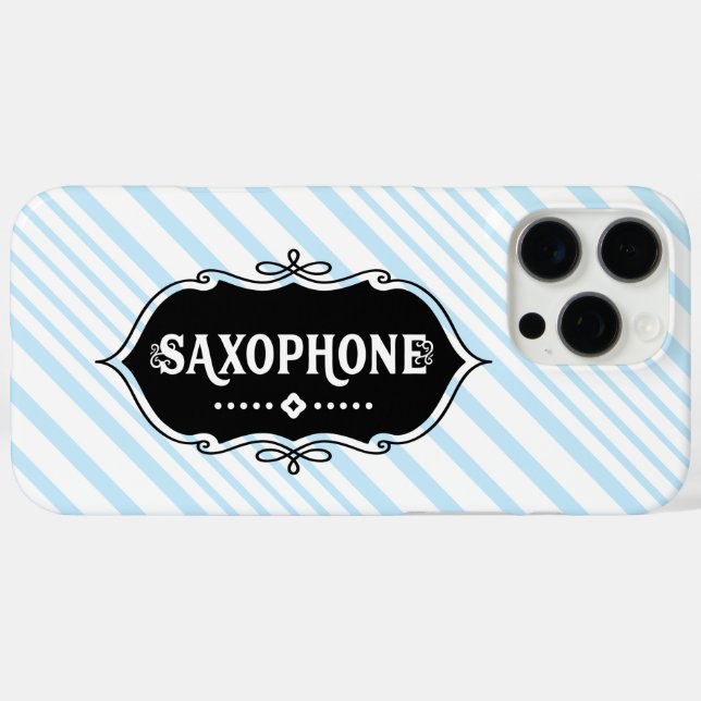 Saxophone Emblem  Case-Mate iPhone Case (Back (Horizontal))