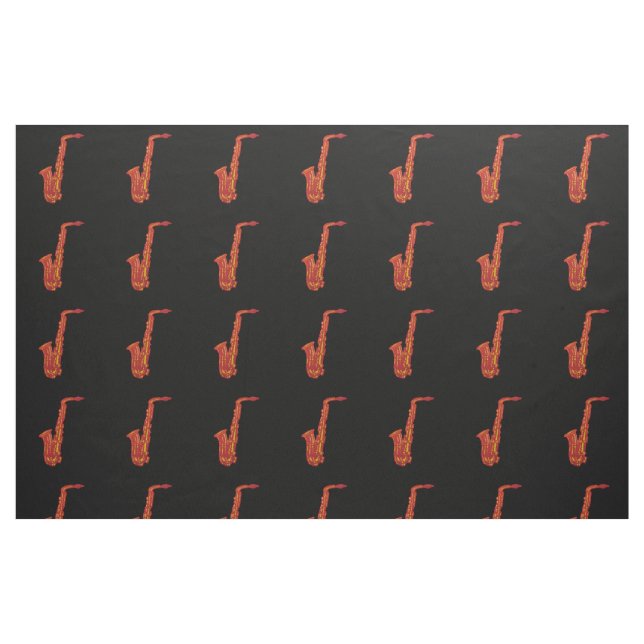 Saxophone Fabric (Fat Quarter)
