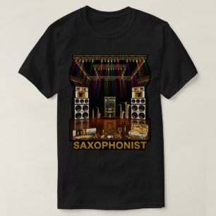 Saxophone Family: Soprano Alto Tenor Baritone T-Shirt