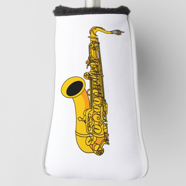 Saxophone Golf Head Cover (Rotate 90)