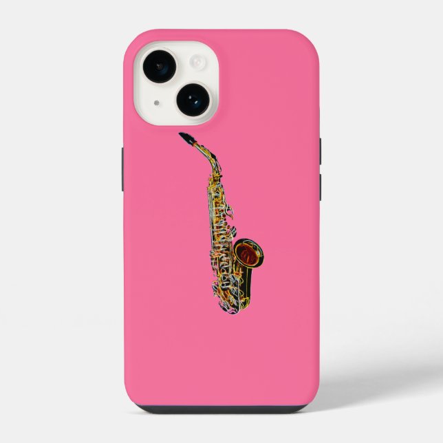Saxophone iPhone Case (Back)