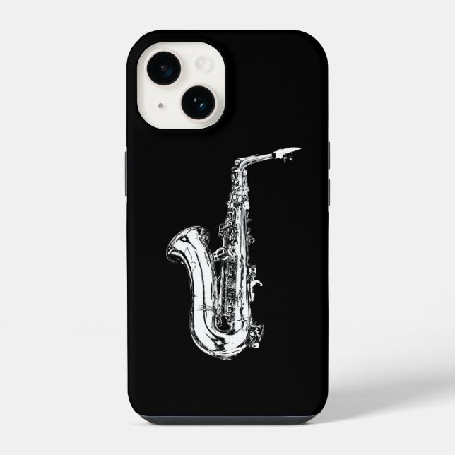 Saxophone iPhone Case (Back)