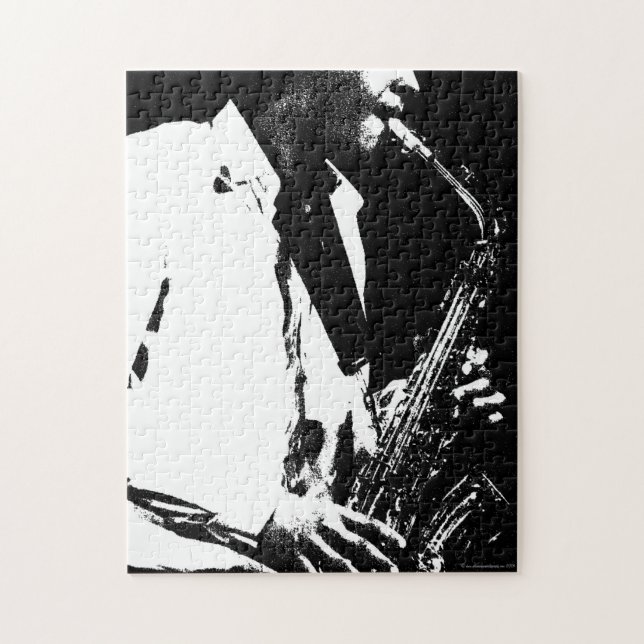 Saxophone jp arc3 jigsaw puzzle (Vertical)