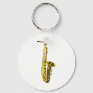Saxophone Keychain