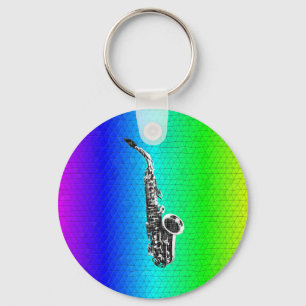 Saxophone Keychain