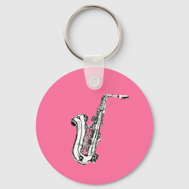 Saxophone Keychain (Front)