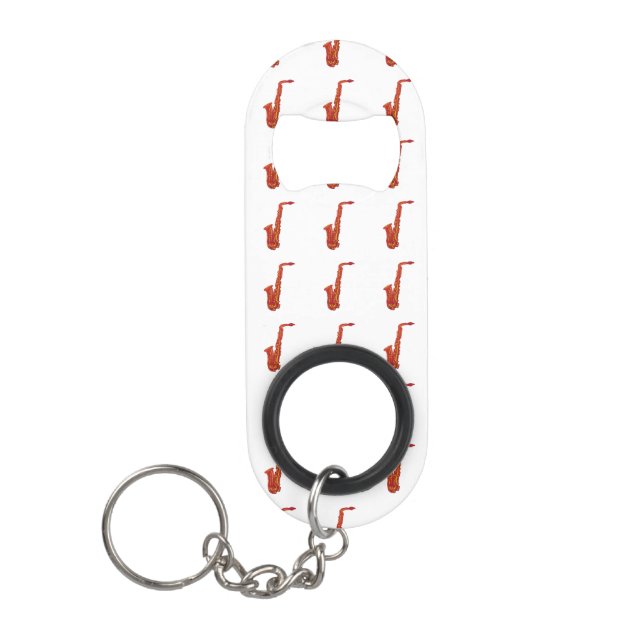 Saxophone Keychain Bottle Opener (Front)