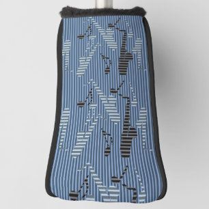 Saxophone Lines  Golf Head Cover