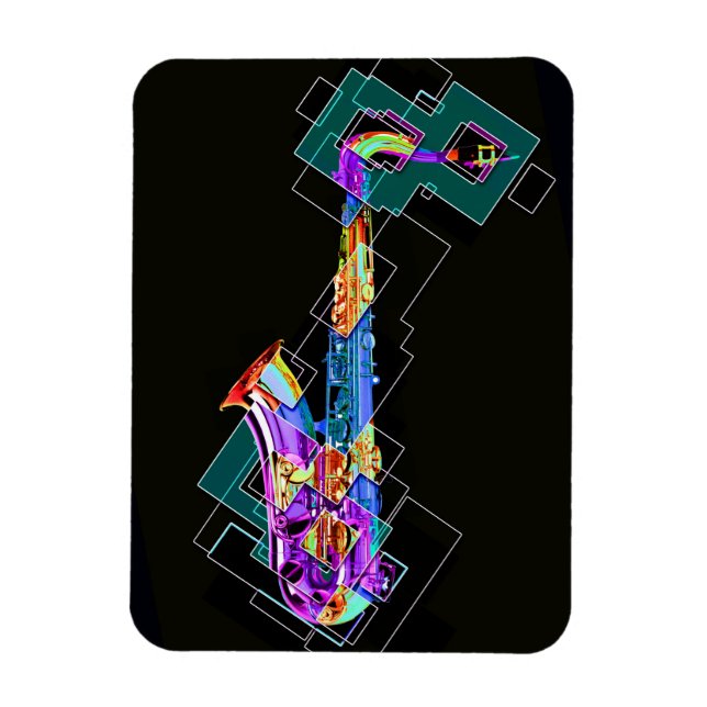 Saxophone Magnet (Vertical)