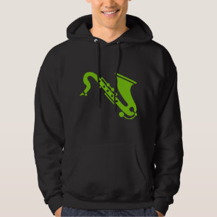 Saxophone - Martian Green Hoodie