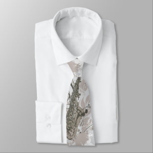 Saxophone Men's Tie