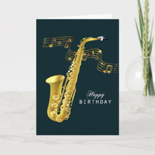 Saxophone Music Cards Greeting Cards More Zazzle Ca