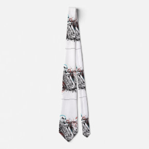 Saxophone Music Men's Tie