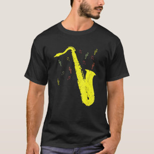 Saxophone Music  Saxophone Player T-Shirt