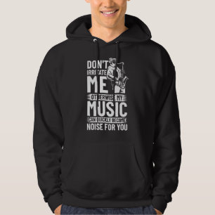 Saxophone  Musical Instrument Player Jazz Musician Hoodie