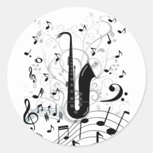 saxophone musical sticker