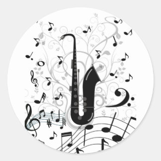 saxophone musical sticker