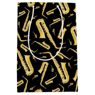 Saxophone Musician Band Teacher Medium Gift Bag