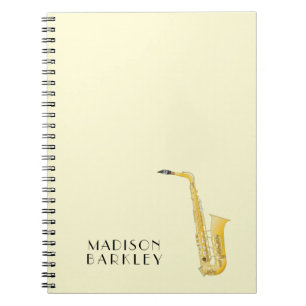 Saxophone Musician Band Teacher Notebook