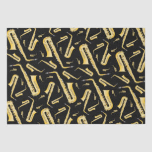 Saxophone Musician Band Teacher Tissue Paper