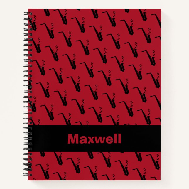 Saxophone Notebook (Front)