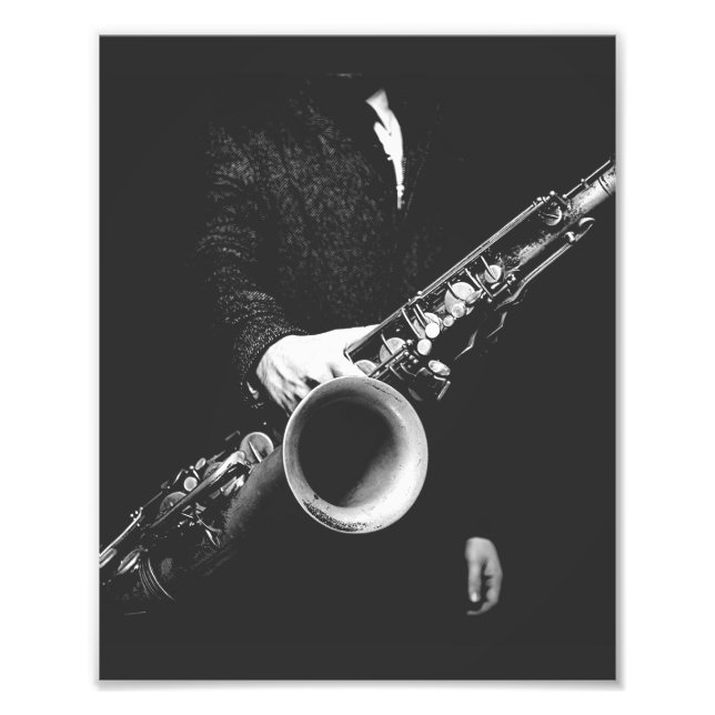 Saxophone Photo Print (Front)