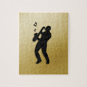 Saxophone Player Jigsaw Puzzle