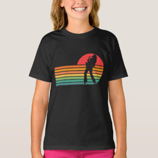 Saxophone player lovers retro vintage women girls T-Shirt