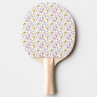 Saxophone Player Musician Jazz Ping Pong Paddle