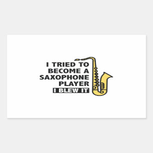 Saxophone Player Sticker