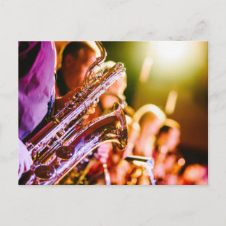 Saxophone Postcard