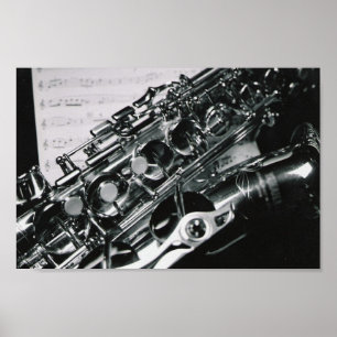 Saxophone Poster